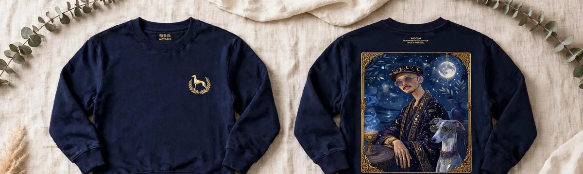 和多氏 SWEATSHIRT CREWNECK NAVY – 前面と背面